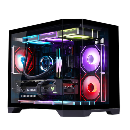 Wanjiagu Yongzhe MINI white (no A-pillar) computer case desktop MATX sea view room 240 integrated water-cooled full-side transparent ITX desktop Dreamer black (MATX motherboard/360 water-cooled position)