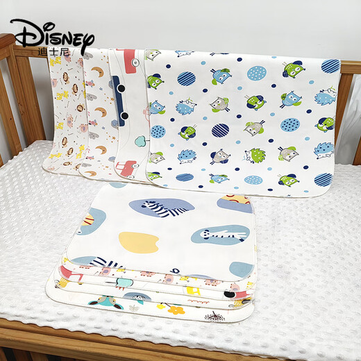 
Disney baby urine separator pad Class A pure cotton double-sided waterproof and breathable washable baby newborn pad for diaper ultra-small baby pad 25*35 pattern 6 random lock edges 0x0cm