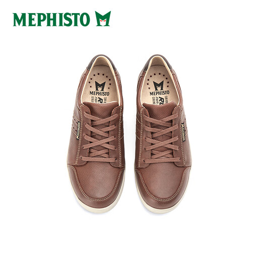 Ma Feishitu (Mephisto) / Ma Feishitus Chaussures décontractées importées Chaussures en cuir authentiques Vincente 1503_1545 (gris) Nouveau modèle 40.5