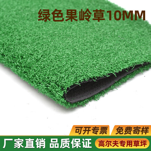 Golf artificial green grass special lawn indoor and outdoor simulated lawn gate court practice turf curved grass 1.0cm dark green green grass extra dense thickening 1 square meter