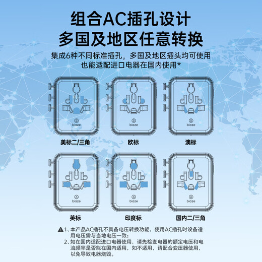 Enchufe de conversión Biaz Convertidor de enchufe universal global Viajes al extranjero a muchos países Estudiar en el extranjero Hong Kong, Macao, Japón, Corea, Europa, Singapur, Reino Unido, EE. UU. y Australia Enchufe multifuncional estándar Carga USB
