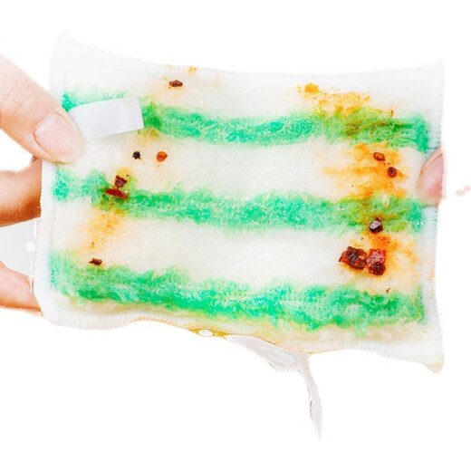 何佳功宜洁竹致双面刷洗块竹纤维百洁布抹布洗碗巾厨房清洁轻松去油9274 3袋共9片Y-9274