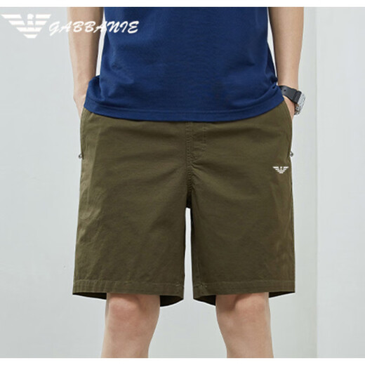 Falamone Armani 2025 Sommer Casual Shorts Herren Jugend koreanische Version reines Baumwoll Lose Sport Fünf-Punkte-Hosen Trend D9224 Dunkelblau XL
