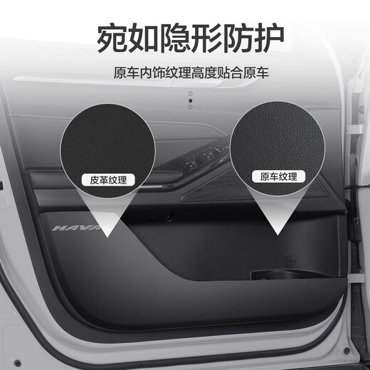 Huizhuo Haval Door der dritten Generation Anti-Kick-Pad Nationale Trendversion Harvard Car Innenausstattung Modifikation Zubehör SN9898 2021 Second Generation Harvard H6 Door Anti-Kick ohne Mark 4