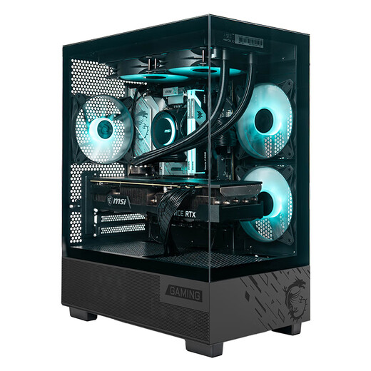 MSI AMD R7 7800X3D/9700X/5060Ti/5070/9070XT desktop assembly computer complete game e-sports Delta mobile computer host DIY assembly machine configuration eight 7800X3D+RTX5060