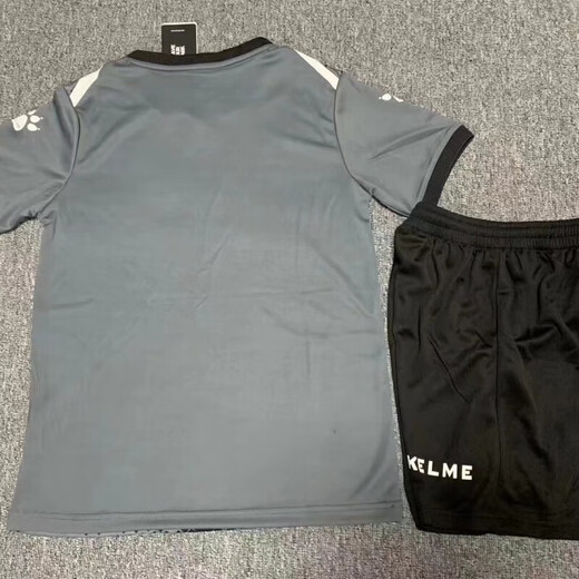 KELME (KELME) [multiple size selection] football uniform sports suit men and women same short-sleeved competition quick-drying breathable training football uniform 1098 (white) 3XS (height 115-125)