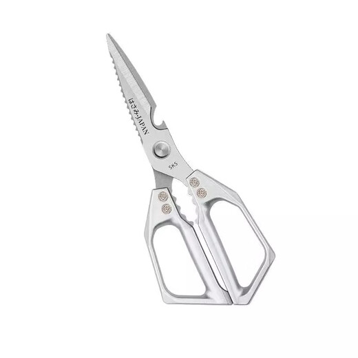 New imported seventh generation sk5 kitchen scissors household stainless steel multifunctional scissors chicken, duck and goose bone scissors aluminum handle powerful kitchen scissors classic style