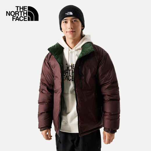 The North Face北面羽绒服男1992Nuptse潮牌双面穿羽绒外套831I OAL/绿色 XS