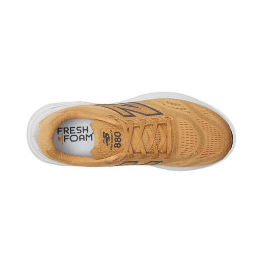 NEW BALANCE Men's new FreshFoamX880v15 cushioning support comfortable and breathable running shoes available in autumn Dried Apricot/White 41.5
