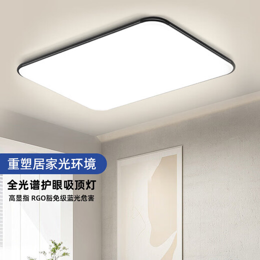 Éclairage de taureau même spectre complet salon plafonnier 2024 Nouvelle protection contre l'œil principale moderne simple Spectre complet Protection des yeux RA9738 * 38cm Wujitu