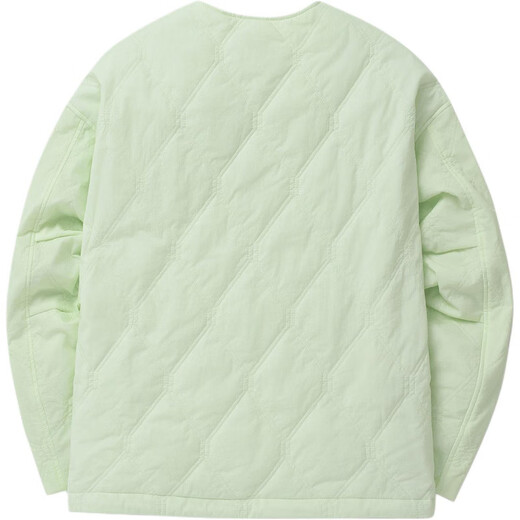 
KOLON SPORT solid color zipper round-neck jacket for women light lime 100