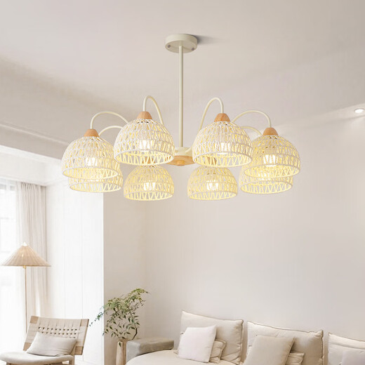 Grand View Garden (DGY) Candelera Tengyi simple Estilo japonés Estilo de registro de estilo de registro y comedor accesorios de iluminación 3519-log 3 cabezas 58 cm-tres color de color 15W