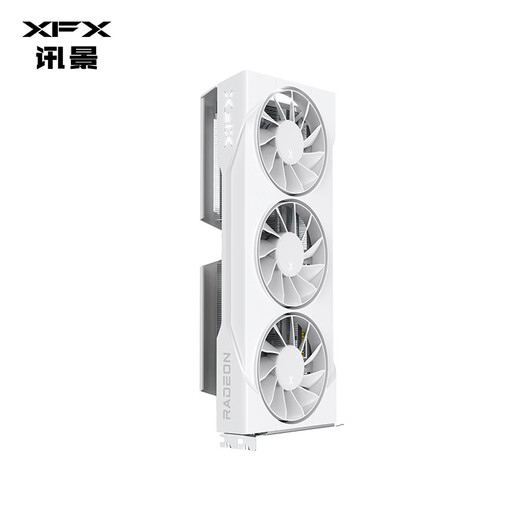 XFX (XFX) AMD RADEON RX 9060 XT Overseas Version 290 V3 16GB White Samsung Video Memory New E-Sports Game Intelligent Learning Desktop Computer Independent Graphics Card