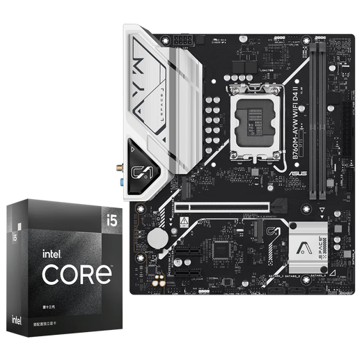 B760M-AYW WIFI D4 II主板+英特尔(intel) i5  13490F CPU  主板+CPU套装