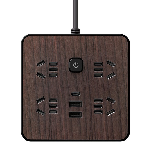 Can store USB mobile phone charging typec socket terminal board multi-function plug-in board plug-in board plug-in board 2-position + 854 models with u1.8 meters