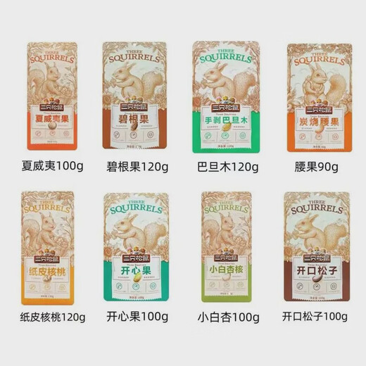 三只松鼠坚果网红坚果整箱休闲零食送礼送男女朋友营养 10款B松鼠礼盒1365g