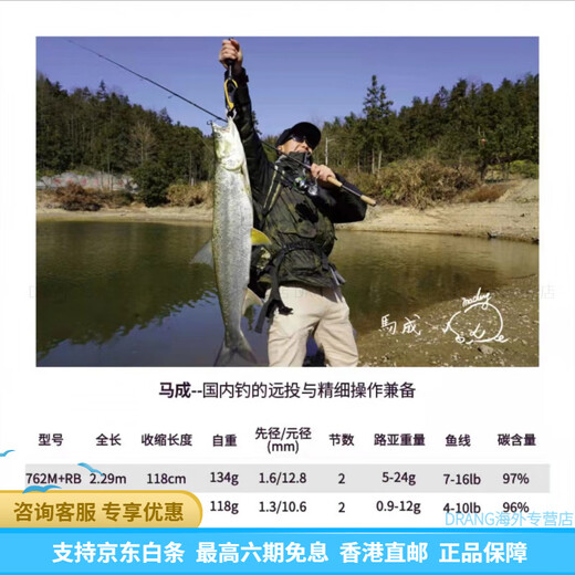 达亿瓦（DAIWA）ZILLION子龙竞技路亚竿套装远投翘嘴鲈鱼打黑路亚鱼杆 2.03m 常规款-682L/MLFB-ST枪柄2