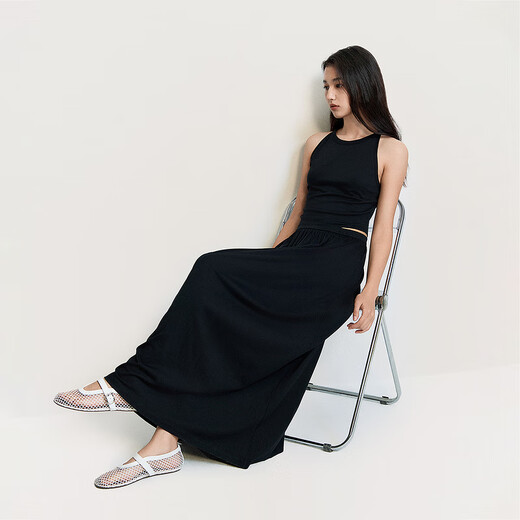 Robe sans manches en coton modal ochirly
