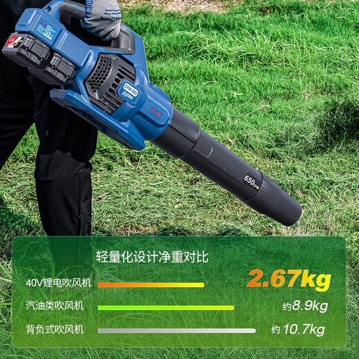 Dongcheng hair dryer lithium battery brushless DCQF40171 20V6.0Ah leaf fire extinguisher garden leaves