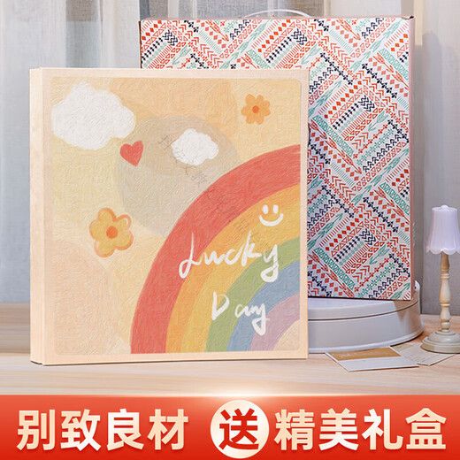 相册大容量纪念册插页5寸6寸7照片收纳家庭宝宝儿童情侣影集相薄 狗狗 【送礼盒】混装567810寸694张【标准/塑封可