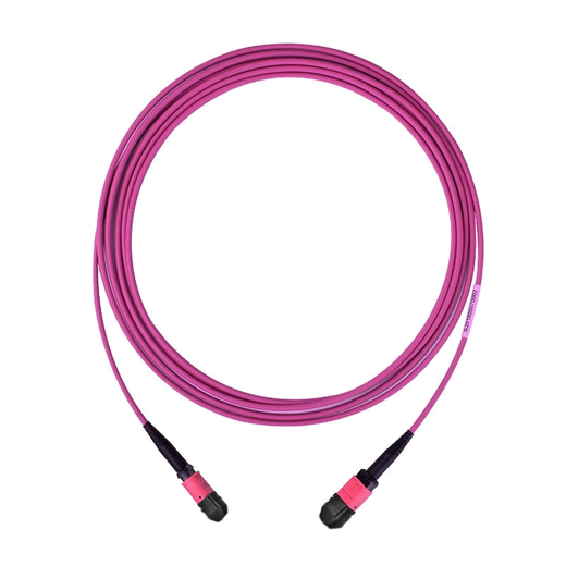 Guangyilian Fiber Optic Charm-MPO-MPO-LC 10 Gigabit multimode Senko MPO femelle B Polarité LSZH Contrôle de tronc pour module optique 40G / 100G 24 Core (OM4) MPO-MPO 1 mètre