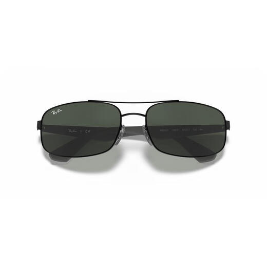 Rayban Männer 24 neue RB3527 Einfache Sonnenbrille klassischer Pilotstil bequemer und leichter Fahrteile Black_Green Classic L.