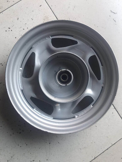 Three-wheeled electric vehicle motorcycle steel ring 375-12350-12300-10 thickened wheel front wheel rear wheel 16X3.0 front wheel 6201 without brake pot