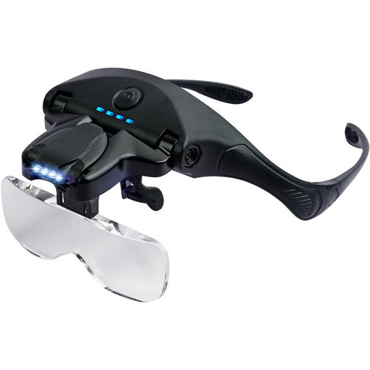 Baister black magnifying lens with high definition USB charging welding maintenance inspection Reading and learning 100 BST-9892B2C1 black USB charging model delivery