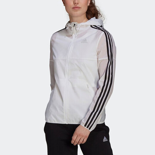 Adidas (Adidas) WWB Casual Sports Hooded Jacket Jacke Herbst Frauen weiß offizielles Flaggschiff Authentic White S