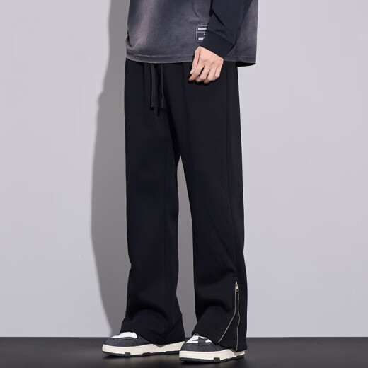 Pantalones casuales de otoño e invierno de tejido de punto americano de Lee Kids
