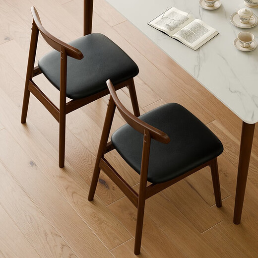 Jiayi solid wood dressing chair home dining chair restaurant dining table and chairs simple backrest chair comfortable office chair study desk chair