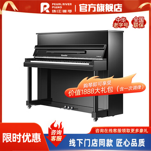 珠江钢琴（PEARLRIVER）里特米勒立式家用考级儿童专业钢琴RSY1