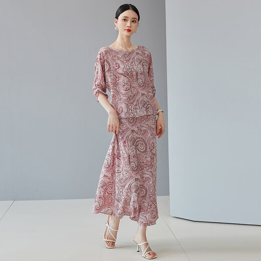 Ehangy light luxury brand dress for women 2025 summer new high-end fashion style slim and beautiful body dress Pink M