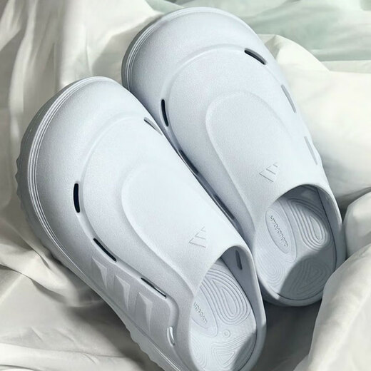 阿迪达斯 （adidas）包头拖鞋男鞋女鞋夏季新款波波凉鞋厚底凉拖鞋轻便休闲鞋运动鞋 JR9273浅蓝 42