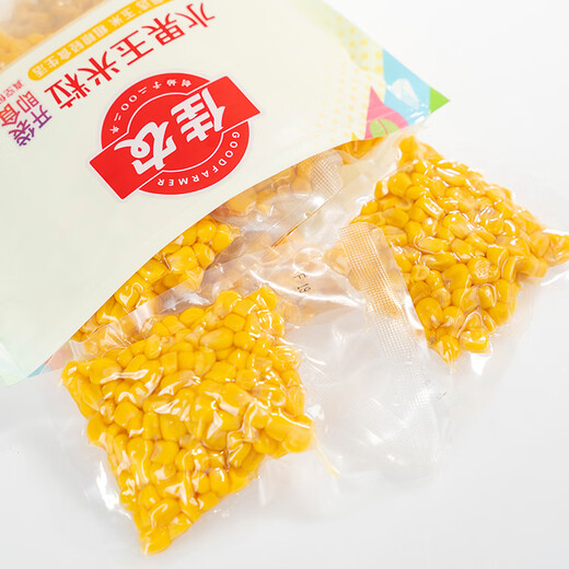 Good Farmer Northeast Fruity Sweet Corn Kernels 80g*10 Pack with Spoon, Ready to Eat Straight from the Source