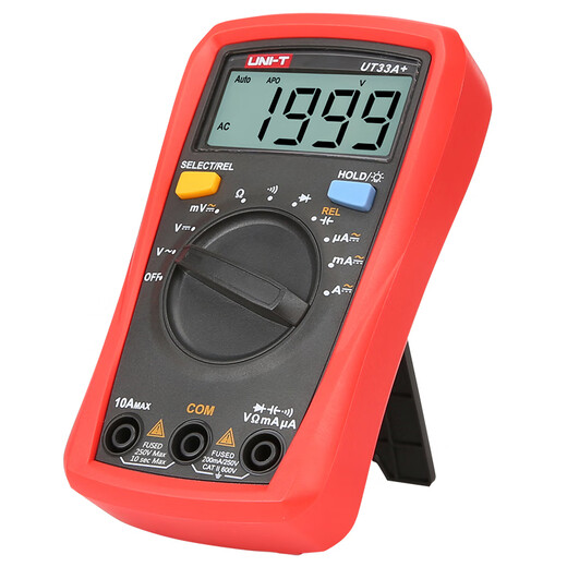 Uni-T UT33A+ pocket digital multimeter, high-precision anti-burn multimeter, electrician meter, multi-meter for home use