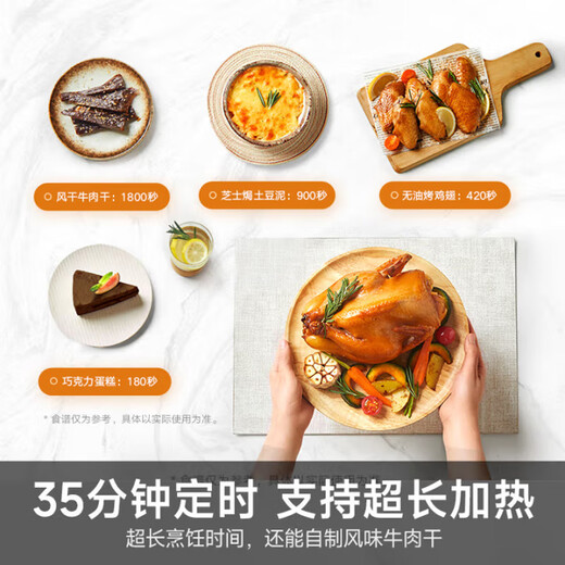 Mijia Xiaomi Microwave Oven Energy Saving Edition Home Small Multi-Function Detachable Turntable Type High Power for Even Heating Double Knob Operation Large Capacity 20 Liters Energy Efficiency Upgrade