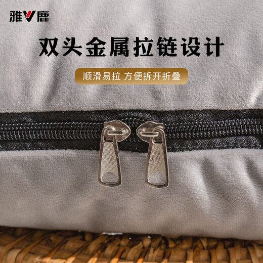 Yalu Class A antibacterial and anti-mite pillow quilt dual-purpose car office nap air-conditioning quilt pillow blanket two-in-one