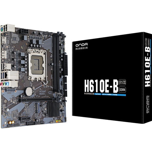 Conjunto de placa base CPU ONDA H610E-B 12-14 Motor de placa base + Intel 12th Generation Core i3-12100F Board u set