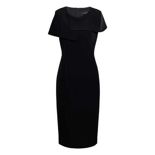 
ROEYSHOUSE ROYSHOUSE Elegant Slim Dress Women's 2025 Summer New Design Sex Skirt 12003 Black L
