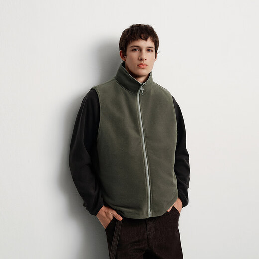 Semir vest men's polar fleece reversible jacket windproof three-proof anti-static 2025 winter top trend 109725103104