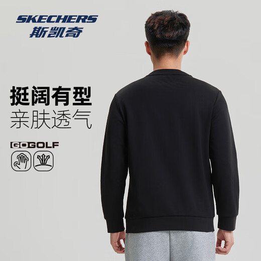 Антибактериальная толстовка Skechers 7A, новый универсальный пуловер с длинными рукавами на осень и зиму для мужчин и женщин, свободный удобный повседневный топ