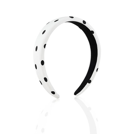 AJIDOU Ajidou headband, the same style in the offline mall, simple wave headband, birthday gift for girlfriend and wife, black and white