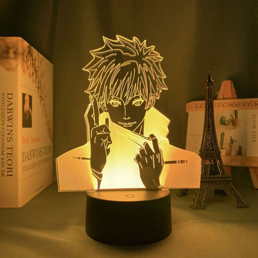 Ruizhixuan kehrt zu Wujowu 3D Night Light Figur Animation periphere Desktop-Ornamente Schlafheim, um die Geschenkideen der Schüler zu senden.