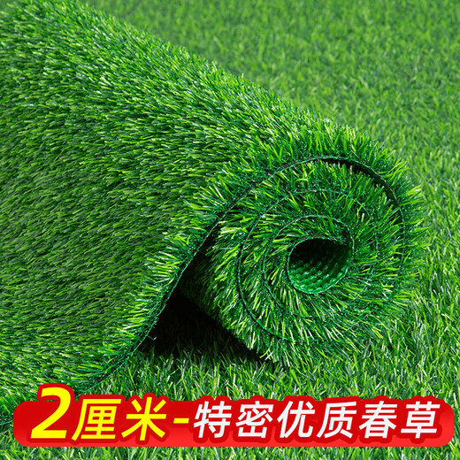 Fake lawn, simulated turf, green carpet, outdoor artificial plastic, artificial bionic outdoor insulation fence, football field, 2.5cm extra dense, high quality spring grass, 1.5m wide, 10m long, 2.5cm extra dense