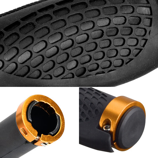Er Jiagong Fahrradgriff Set Mountainbike Griff General Gummi Griff Rinder und Schafhornpaar Griffgriff Griffgriff Griff Griff Black grüner Schädel 702 [Geschenkwerkzeug]