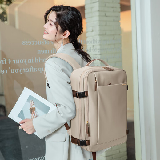 Golf (GOLF) backpack women's travel backpack 17.3-inch computer bag student school bag dry and wet separation multi-compartment business bag