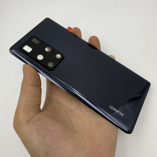 Suitable for Huawei Matex2 original disassembly 99 new back cover X3 battery cover back shell original folding glass shell back cover Mate X2 bright black