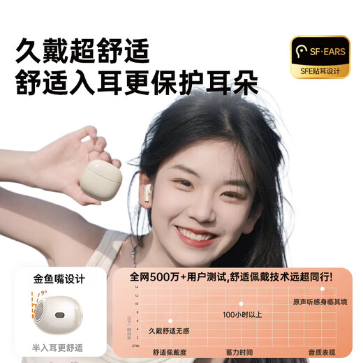 Viken 2025 latest Bluetooth headset gold list No. 1 top ten and a half in-ear Harman Kardon grade Berlin music adaptation Xiaomi Apple super long battery life vivoppo