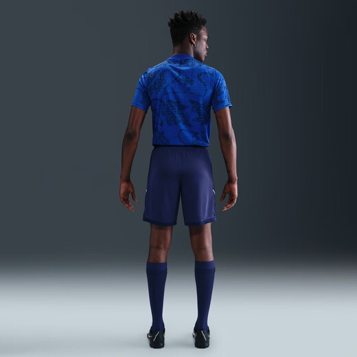 耐克（NIKE）官方法国队 ACADEMY PRO 男子速干赛前短袖足球上衣FZ9710 438里昂蓝/亮蓝/空间蓝 M